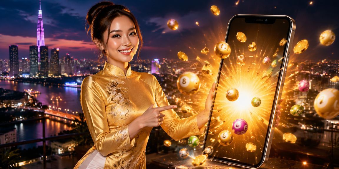 Người mặc áo dài tại Hồ Chí Minh sử dụng ứng dụng casino mobile trên điện thoại